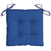 VidaXL Palletkussens 2 st 50x50x7 cm oxford stof blauw - thumbnail