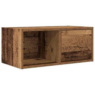 Tv-meubels 2 st 60x31x25,5 cm bewerkt hout oud houtkleurig