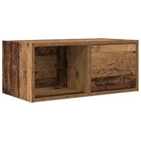Tv-meubels 2 st 60x31x25,5 cm bewerkt hout oud houtkleurig - thumbnail