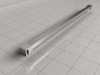 Wiesbaden Stabilisatiestang 120 cm Geborsteld Staal
