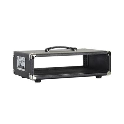 Gator Cases GR-RETRORACK-2BK Retro Rack Vintage Amp Vibe Rack Case 2U Black