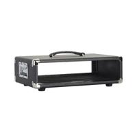 Gator Cases GR-RETRORACK-2BK Retro Rack Vintage Amp Vibe Rack Case 2U Black - thumbnail