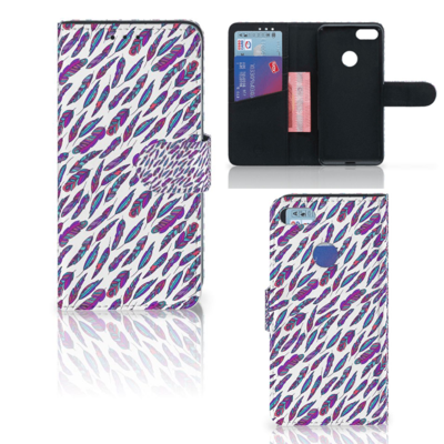 Motorola Moto E6 Play Telefoon Hoesje Feathers Color