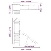 Speelhuis massief douglashout - thumbnail