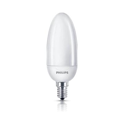 Philips Softone E14 Spaarlamp - Kaarsvormig - Mat - 8W vervangt 35W - Warm wit licht