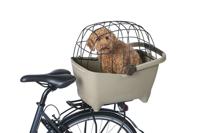 Basil buddy mik - hondenfietsmand - achterop - biscotti bruin - thumbnail