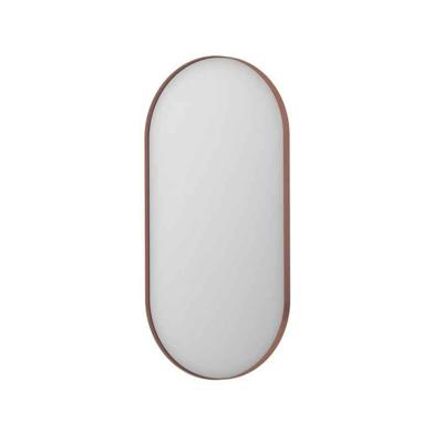 Spiegel Ink SP20 Ovaal In Stalen Kader 50 x 4 x 100 cm Geborsteld Koper Ink