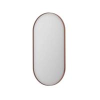 Spiegel Ink SP20 Ovaal In Stalen Kader 50 x 4 x 100 cm Geborsteld Koper Ink - thumbnail