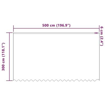 VidaXL Kantgordijn met gordijnen bloemen wit 300 x 500 cm polyester VidaXL Kantgordijn met gordijnen bloemen wit 300 x 500 cm polyester