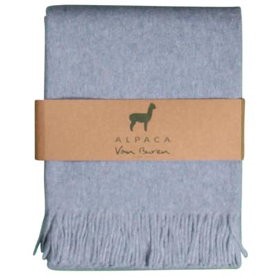 Alpaca Plaid - Lichtblauw - 200x150cm - Nieuw!