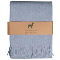 Alpaca Plaid - Lichtblauw - 200x150cm - Nieuw! - thumbnail