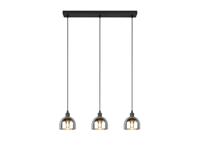 Trio Zwarte hanglampMolly 3-lichts wit glas - R31863032 - thumbnail