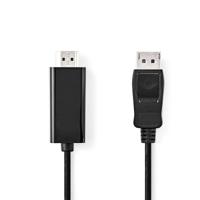 DisplayPort - HDMI-kabel | DisplayPort male - HDMI-connector | 2,0 m | Zwart - thumbnail