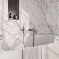 Opbouwset Bad- en Douchekraan Brauer Brushed Edition Thermostatisch Met Wandhouder Geborsteld RVS Brauer - thumbnail