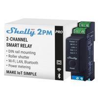Shelly Shelly Pro 2PM Shelly DIN-railrelais Bluetooth, WiFi - thumbnail