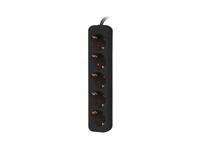 Stopcontactenstrip 5 Tomas Schuko Lanberg LB24423037 1,5 m Zwart (1,5 m) - thumbnail