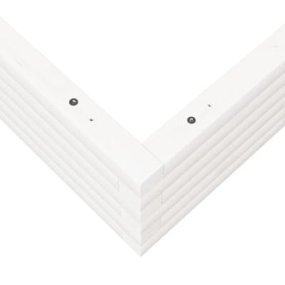 Plantenbak 100x100x23 cm massief grenenhout wit Plantenbak 100x100x23 cm massief grenenhout wit