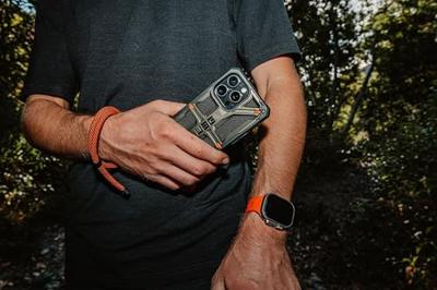 Urban Armor Gear Monarch Backcover Apple iPhone 15 Pro Kevlar, Groen Urban Armor Gear Monarch Backcover Apple iPhone 15 Pro Kevlar, Groen