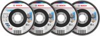 Bosch Accessoires X451 Lamellenschuurschijfset | 115 x 22,23 mm | G40; 60; 80; 120 | T27 | 60 stuks - 2608626163 - thumbnail