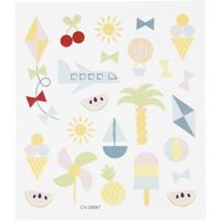 Creativ Company Stickers, zomervakantie, vel 15x16,5 cm, ca. 25 stuk, 1 vel - thumbnail