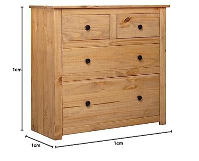 Dressoir Panama Range 80x40x83 cm grenenhout