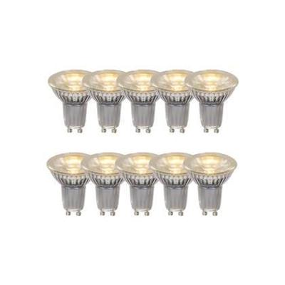 Lucide MR16 * 10 - Led lamp - Ø 5 cm - LED - GU10 - 10x5W 2700K - Transparant - Set van 10