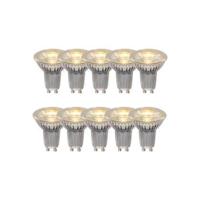 Lucide MR16 * 10 - Led lamp - Ø 5 cm - LED - GU10 - 10x5W 2700K - Transparant - Set van 10 - thumbnail