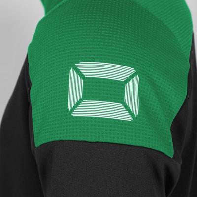 Stanno 408015 Pride 1/4 Zip Top - Black-Green - L