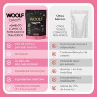 WOOLF Ultimate soft Salmon - halfvochtig hondenvoer - 1kg - thumbnail