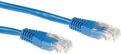 ACT IB1303 LSZH U/UTP CAT6A patchkabel Blauw - 3 meter