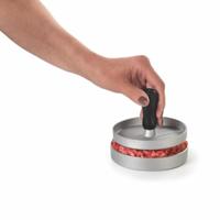 Metaltex Kitchen Helpers Hamburgerpers 11.5 cm Staal/Zwart - thumbnail