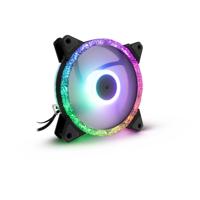 Inter-Tech RS-071 RGB PC-ventilator Zwart, Wit - thumbnail