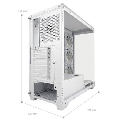 LC-Power LC-715W-ON computerbehuizing Midi Tower Wit LC-Power LC-715W-ON computerbehuizing Midi Tower Wit