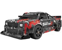 Maverick QuantumR Flux 1/8 4WD 4S brushless race truck RTR - Grijs/Rood - thumbnail
