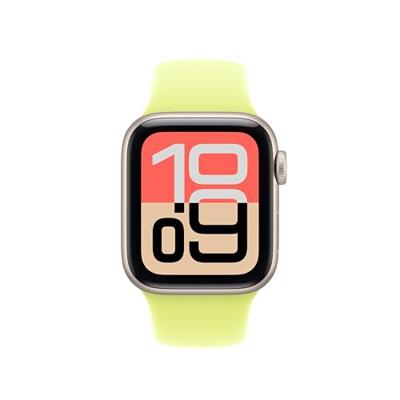 Apple Watch Band - Sportbandje - 40 mm - Neongeel - S/M