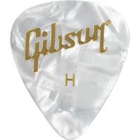 Gibson APRW12-74H plectrums Pearloid White Picks 12-pack heavy - thumbnail