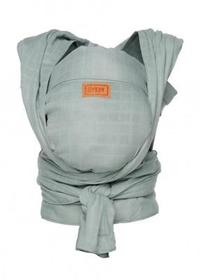 ByKay newborn halfbuckle draagdoek minty grey ByKay newborn halfbuckle draagdoek minty grey