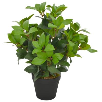 VidaXL Kunstplant met pot laurierboom 40 cm groen VidaXL Kunstplant met pot laurierboom 40 cm groen