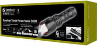 Sandberg Survivor Torch Powerbank 5000 5000 mAh Zwart - thumbnail