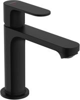 Wastafelmengkraan HansGrohe Rebris S Eengreeps 110 CoolStart Zonder Afvoer Mat Zwart - thumbnail
