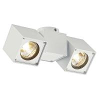 SLV Vierkante opbouwspotAltra Dice Spot 2 2-lichts wit - 151531 - thumbnail