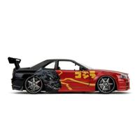 JADA TOYS Godzilla Nissan GTR Kant-en-klaar model Personenauto (model) - thumbnail