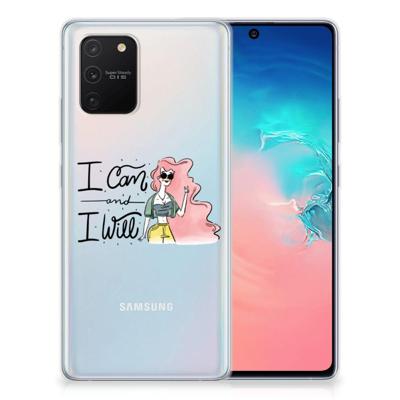 Samsung Galaxy S10 Lite Telefoonhoesje met Naam i Can Samsung Galaxy S10 Lite Telefoonhoesje met Naam i Can