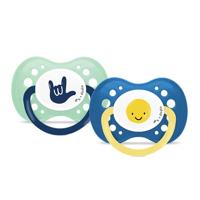 2 Anatomische fopspenen - DODIE - A109 EDL - +18 maanden - Mathilde Cabanas Blauw - thumbnail