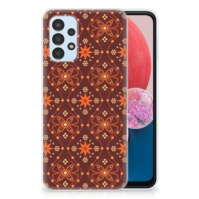Samsung Galaxy A13 4G | TPU bumper | Batik Brown Samsung Galaxy A13 4G | TPU bumper | Batik Brown