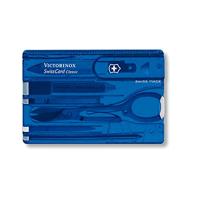 Victorinox SwissCard 0.7122.T2 Zakgereedschapsset Aantal functies 10 Saffier - thumbnail