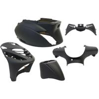 Plaatset 5-delig Edge voor Piaggio Zip-SP vanaf bouwjaar 2000 - mat zwart - thumbnail