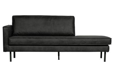 WOOOD Daybed 'Rodeo' Links, kleur Antraciet