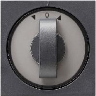 Gira bediening voor jaloezie draaischakelaar antraciet - thumbnail