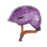 Abus helm smiley 3.0 purple star m 50-55cm - thumbnail